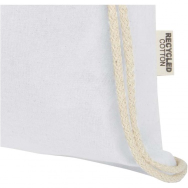 Logotrade promotional merchandise photo of: Oregon 140 g/m² GRS recycled cotton drawstring bag