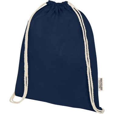 Logotrade promotional product image of: Oregon 140 g/m² GRS recycled cotton drawstring bag