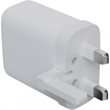 Logo trade corporate gift photo of: Xtorm XEC067G GaN² Ultra 67W wall charger - UK plug