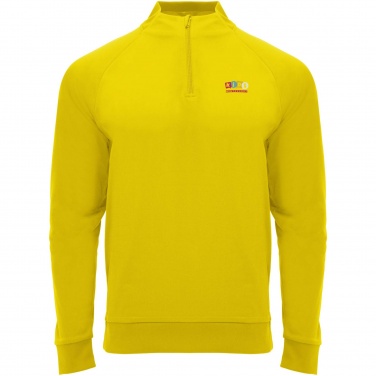 Logo trade promotional giveaway photo of: Epiro long sleeve kids quarter zip sweatshirt