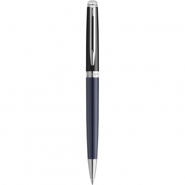 Logotrade promotional item picture of: Hemisphere colour blocking ballpoint pen with palladium trim