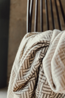 Logo trade promotional merchandise image of: VINGA Lenox blanket