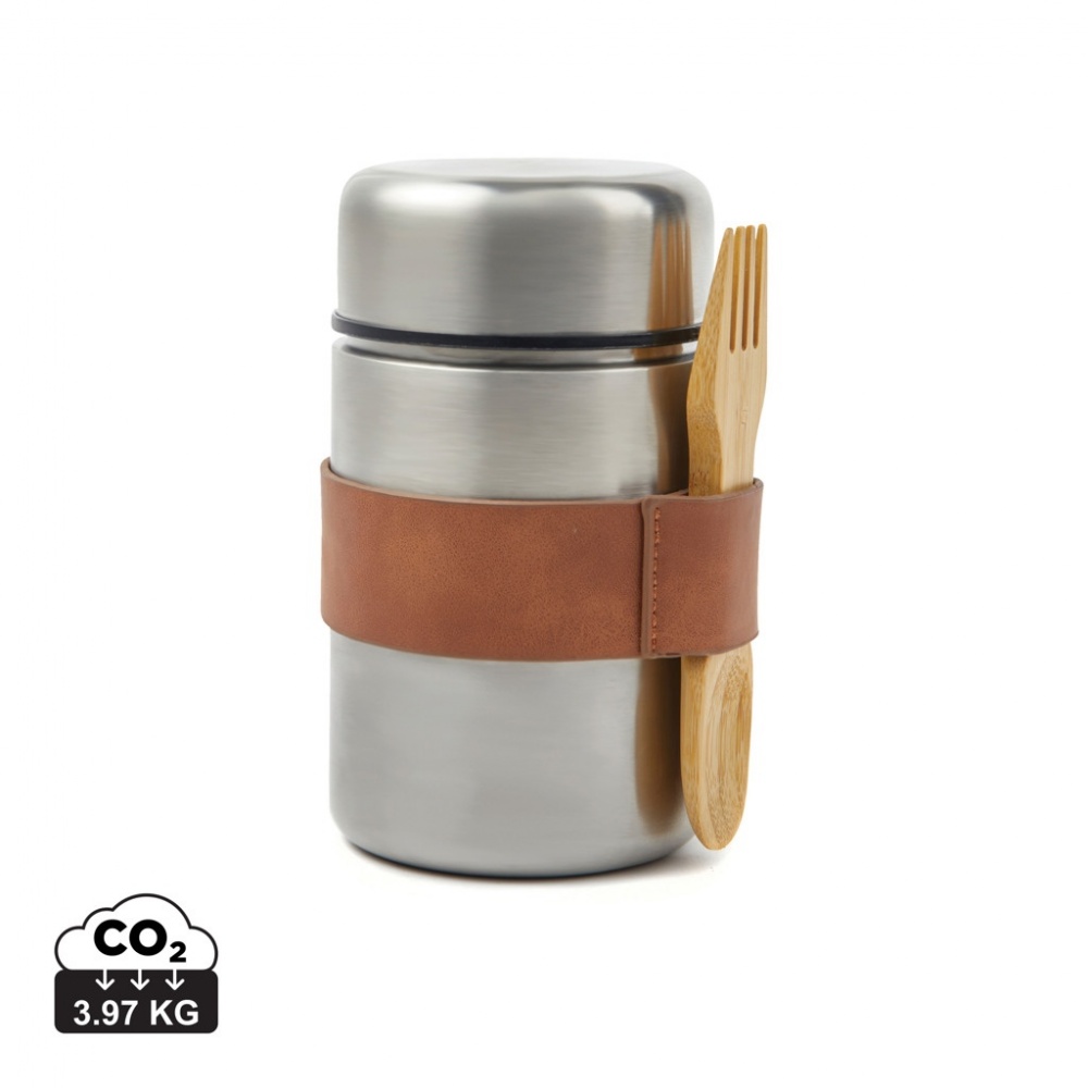 Logo trade business gifts image of: VINGA Miles food thermos