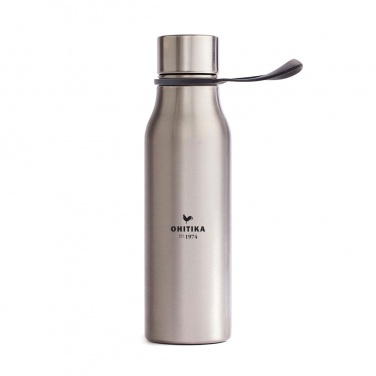 Logo trade promotional gifts picture of: VINGA Lean water bottle steel