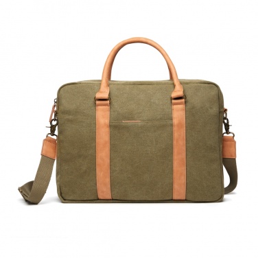 Logo trade promotional giveaways picture of: VINGA Bosler RCS recycled canvas computer bag