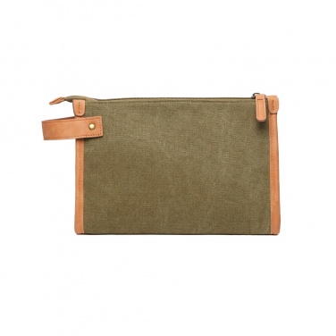 Logotrade promotional giveaway image of: VINGA Bosler GRS recycled canvas toiletry bag