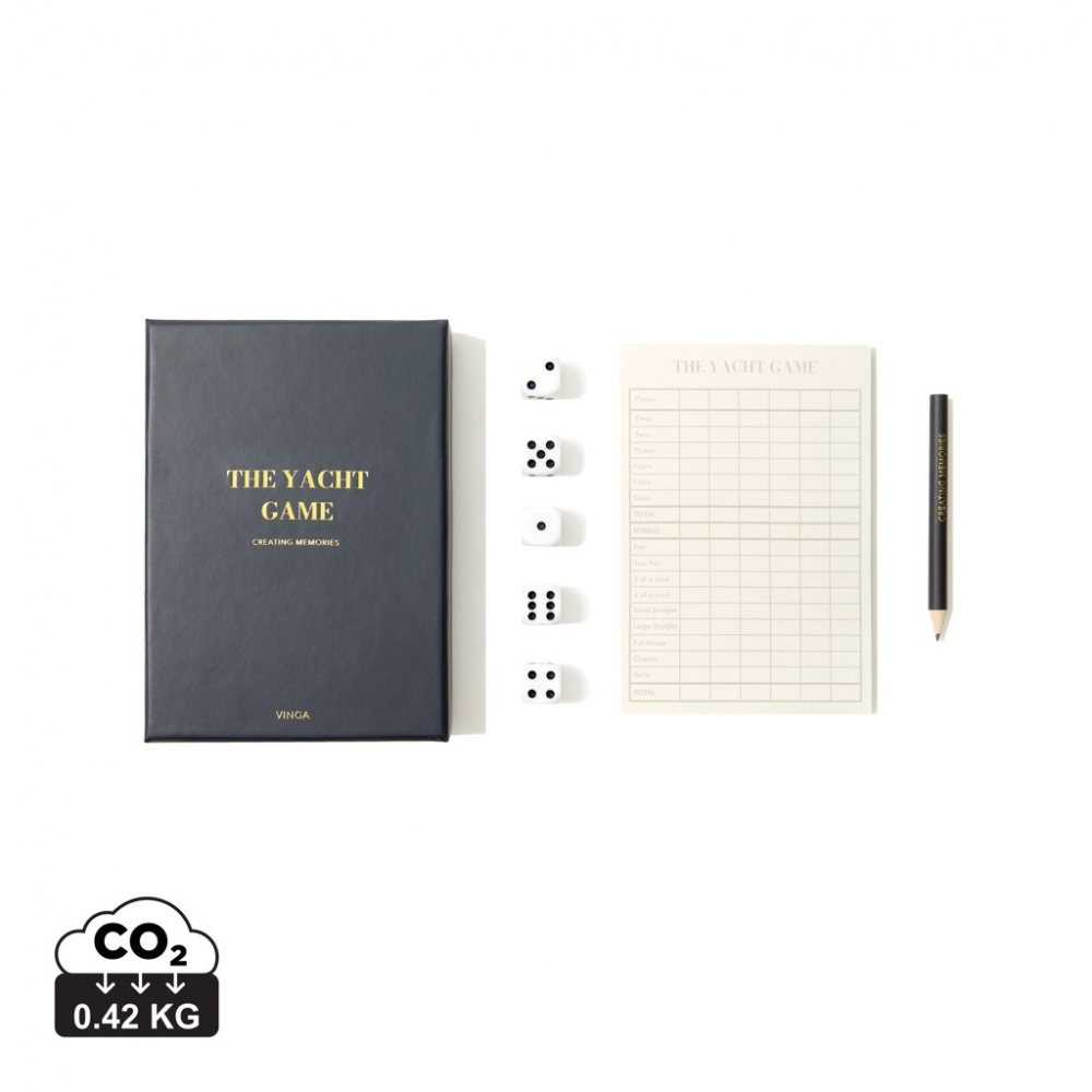 Logo trade promotional merchandise image of: VINGA The Yacht Coffee Table Game