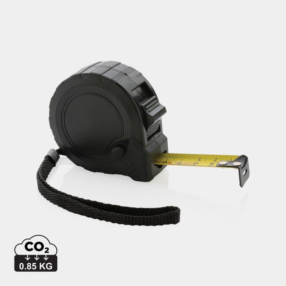 Logo trade promotional merchandise photo of: RCS recycled plastic 5M/19 mm tape with stop button