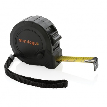 Logotrade promotional gift image of: RCS recycled plastic 5M/19 mm tape with stop button