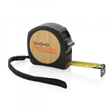 Logo trade promotional items picture of: RCS recycled plastic bamboo tape 5M/19mm