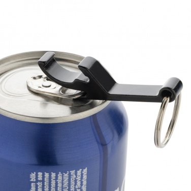 Logo trade business gifts image of: RCS recycled aluminum bottle and can opener