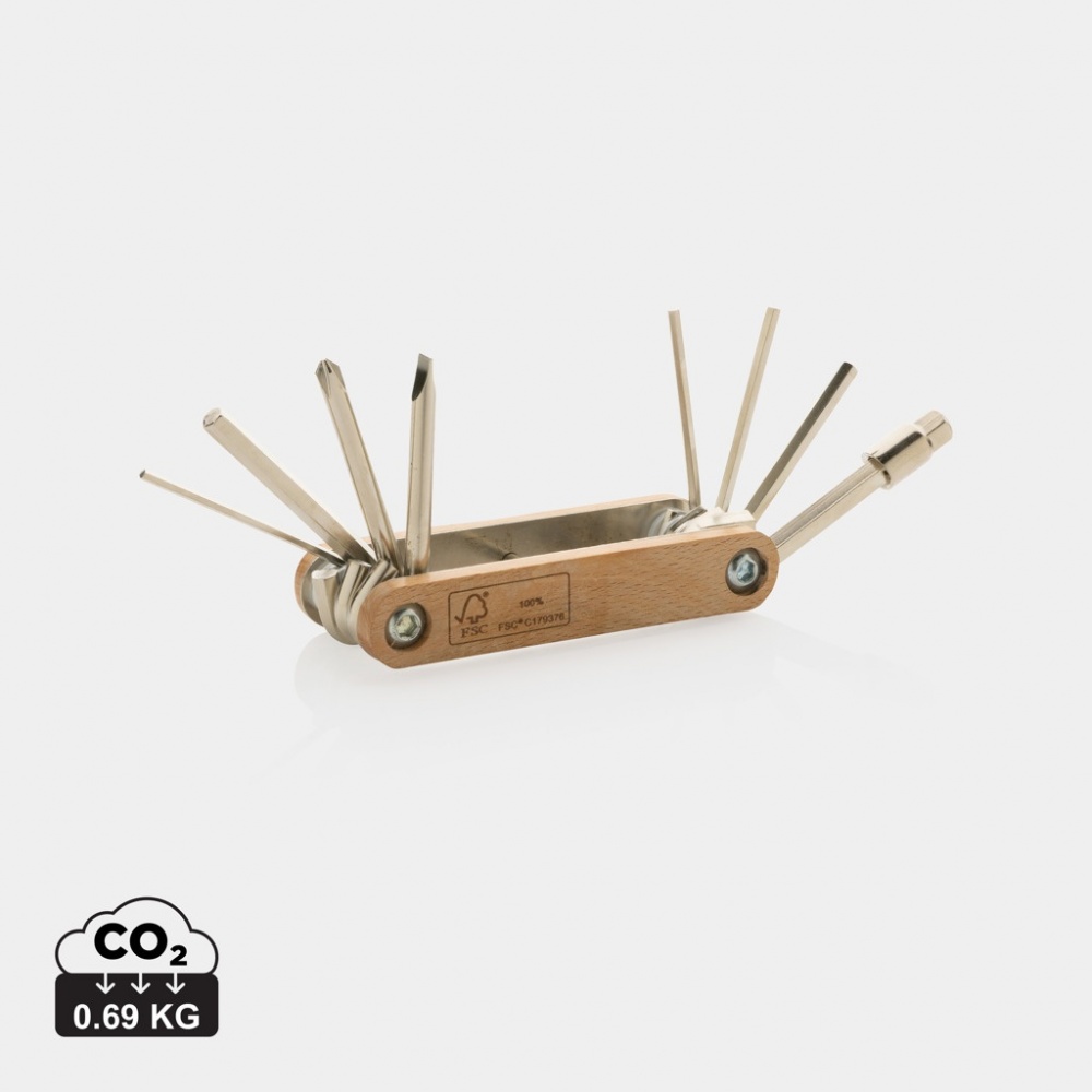 Logo trade promotional items image of: Wooden hex tool