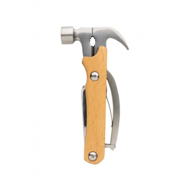 Logotrade promotional gift picture of: Wooden multi-tool hammer