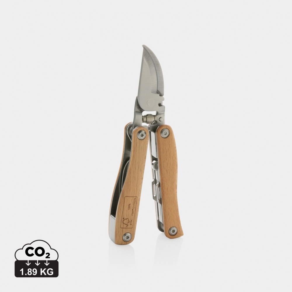 Logotrade advertising product image of: Wooden garden multi-tool