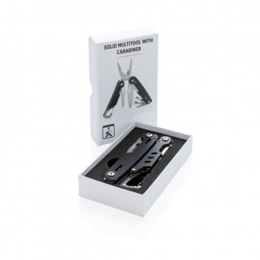 Logotrade promotional gifts photo of: Solid multitool with carabiner