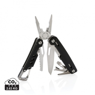 Logotrade promotional product picture of: Solid multitool with carabiner