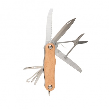 Logo trade promotional giveaway photo of: Wood pocket knife