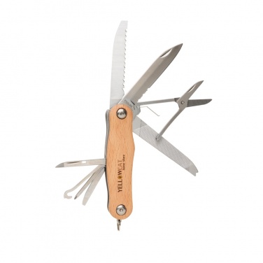 Logo trade promotional item photo of: Wood pocket knife