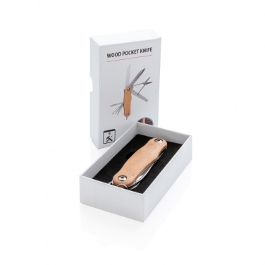 Logotrade promotional merchandise image of: Wood pocket knife