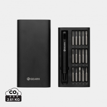 Logo trade promotional merchandise photo of: Gear X 31 in 1 precision screwdriver set