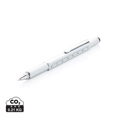 Logo trade corporate gift photo of: 5-in-1 aluminium toolpen