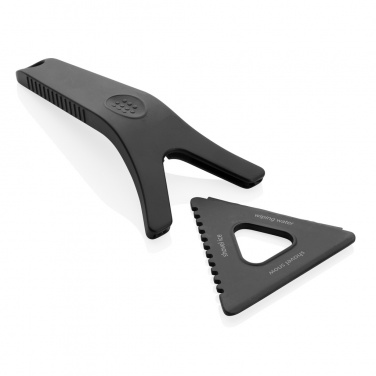Logotrade promotional merchandise photo of: Polard RCS certified recycled plastic 3-in-1 ice scraper