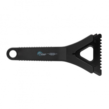 Logo trade corporate gifts picture of: Polard RCS certified recycled plastic 3-in-1 ice scraper