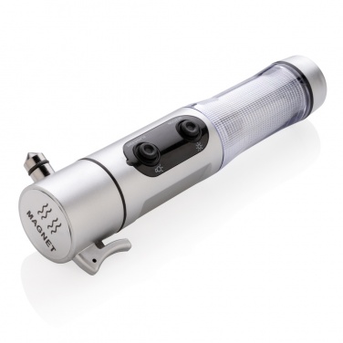 Logo trade promotional gift photo of: Emergency light with hammer