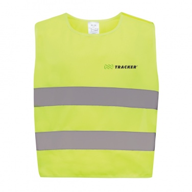 Logo trade corporate gift photo of: GRS recycled PET high-visibility safety vest 3-6 years