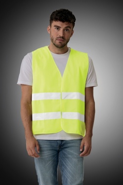 Logo trade promotional items image of: GRS recycled PET high-visibility safety vest