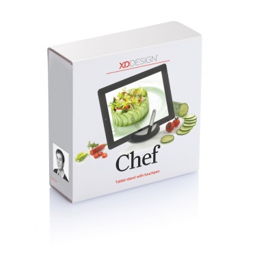 Logo trade advertising products image of: Chef tablet stand with touchpen