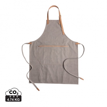 Logo trade corporate gifts image of: Deluxe canvas chef apron