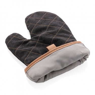 Logo trade promotional items picture of: Deluxe canvas oven mitt