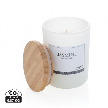Logotrade corporate gifts photo of: Ukiyo deluxe scented candle with bamboo lid