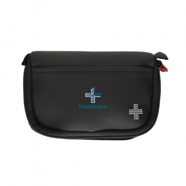 Logotrade promotional products photo of: RCS recycled nubuck PU pouch first aid set mailable