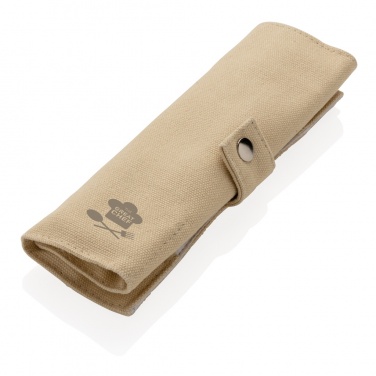 Logo trade promotional item photo of: Reusable bamboo travel cutlery set