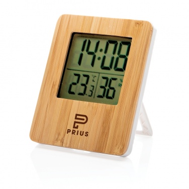 Logo trade corporate gifts picture of: Bamboo weather station