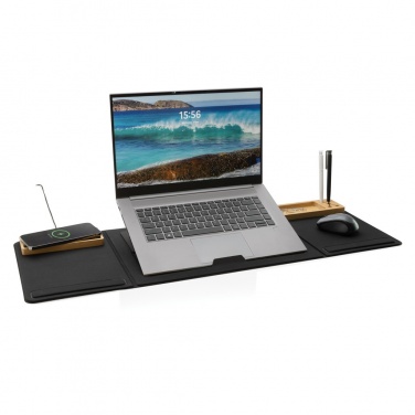 Logo trade promotional merchandise photo of: Impact AWARE RPET Foldable desk organizer with laptop stand