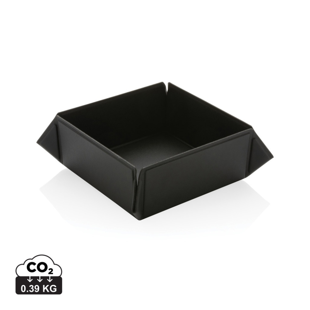 Logo trade advertising product photo of: Swiss Peak RCS recycled PU foldable magnetic storage tray