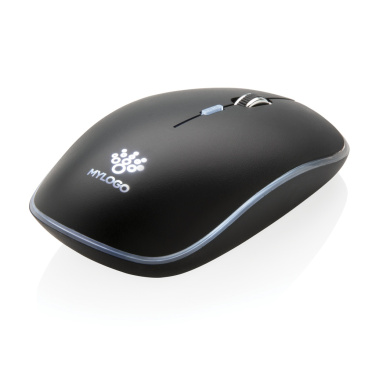 Logo trade corporate gifts image of: Light up logo wireless mouse