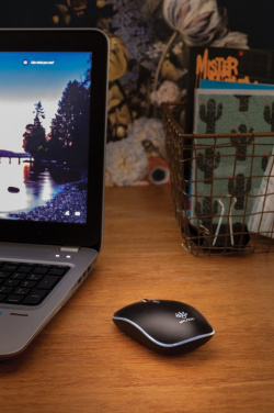 Logo trade corporate gifts picture of: Light up logo wireless mouse