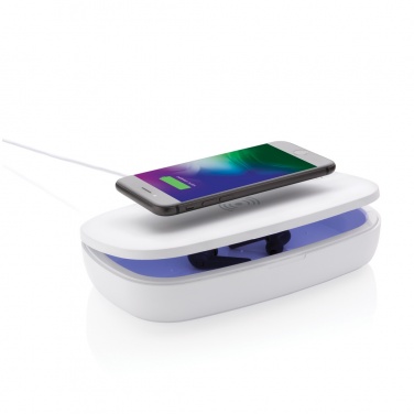 Logotrade advertising product picture of: UV-C steriliser box with 5W wireless charger