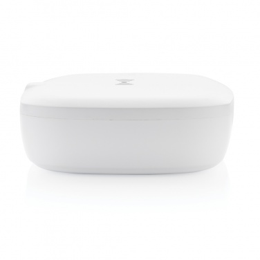 Logo trade promotional items image of: UV-C steriliser box with 5W wireless charger