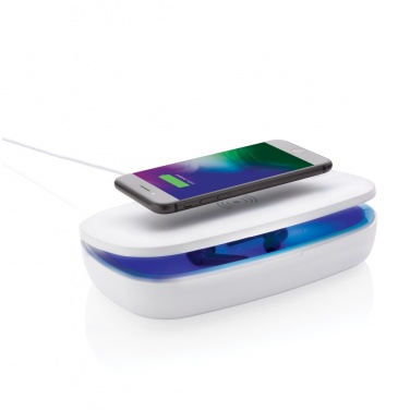 Logo trade promotional product photo of: UV-C steriliser box with 5W wireless charger