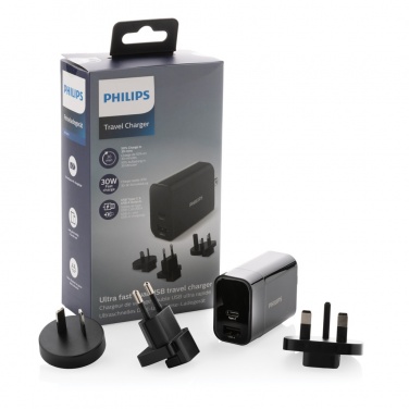 Logotrade promotional merchandise photo of: Philips ultra fast PD travel charger