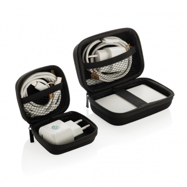 Logotrade promotional product image of: Boost RCS reycled PET 20W type C 2 pcs charging set