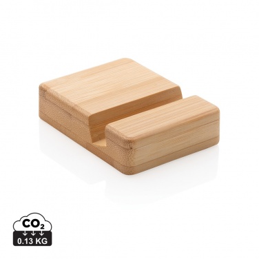 Logotrade promotional product picture of: Bamboo phone stand XD