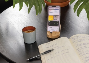 Logotrade advertising product picture of: Bamboo tablet and phone holder