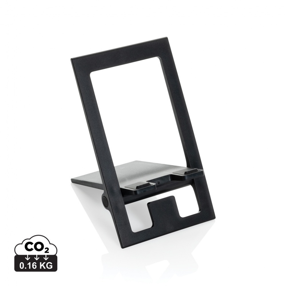 Logo trade promotional gifts image of: SnapStand RCS recycled plastic foldable phone stand