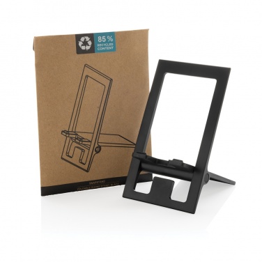 Logo trade promotional items picture of: SnapStand RCS recycled plastic foldable phone stand